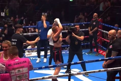 Kingpyn Boxing highlights and results: Daniella Hemsley flashes。